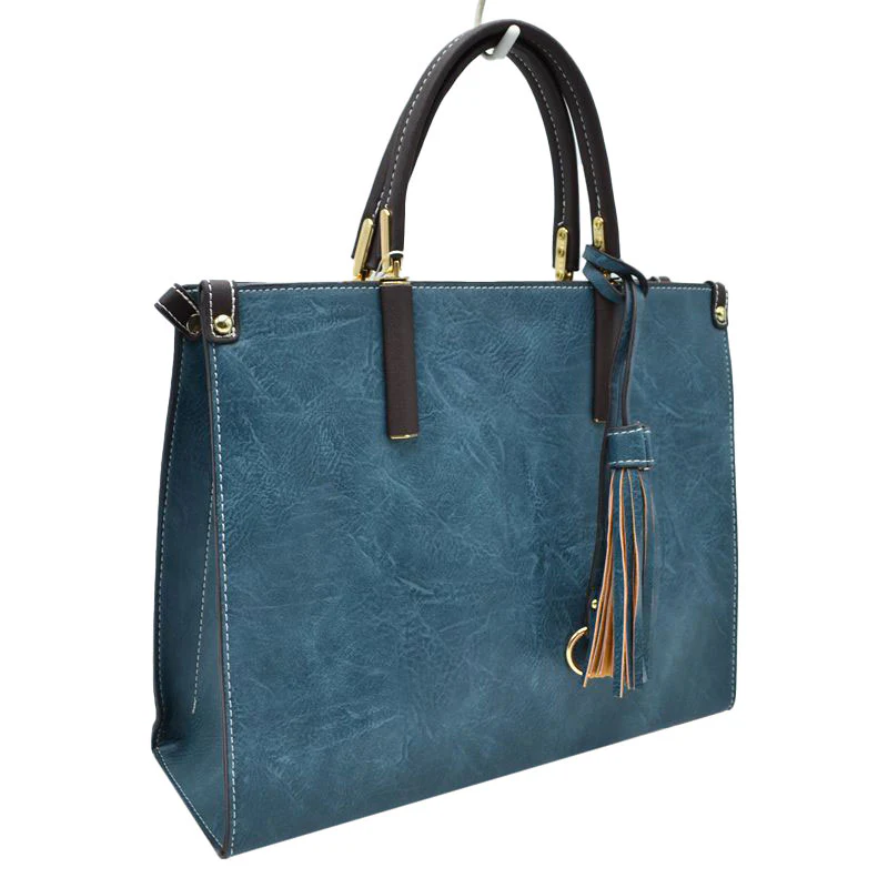 Elegant Faux Leather Handbag