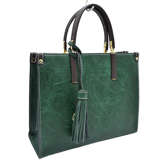 Elegant Faux Leather Handbag