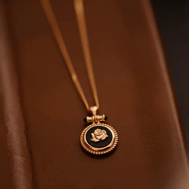 Chic Double-Layer Faux Gold Necklace