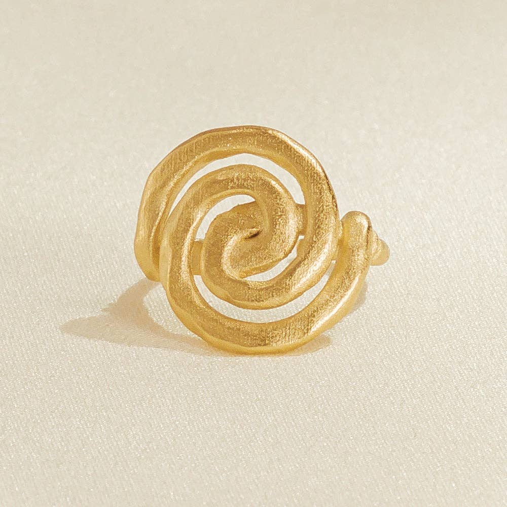 Elegant Swirl Fashion Ring